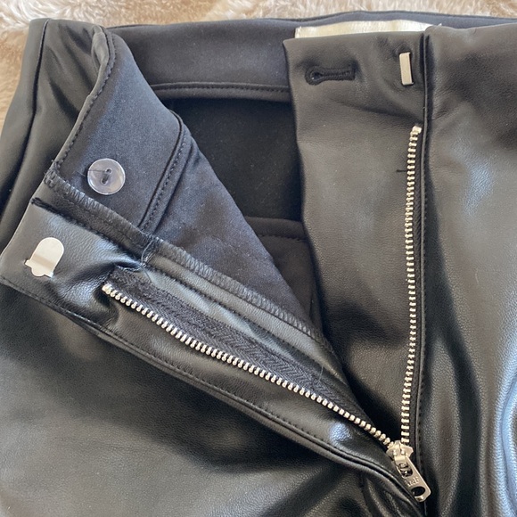 Abercrombie Leather Pants - Picture 3 of 4